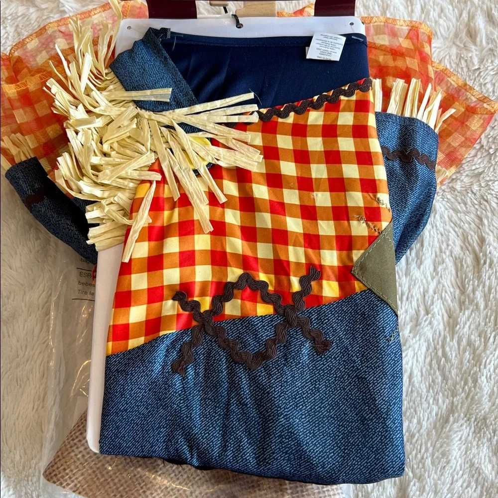 Scarecrow sweetie costume girls small 6/6X